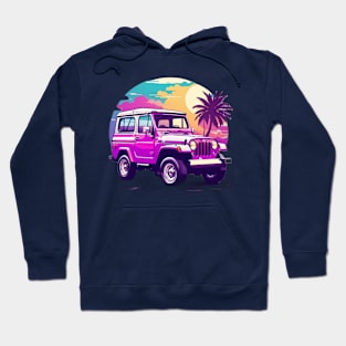 Sunset car Hoodie